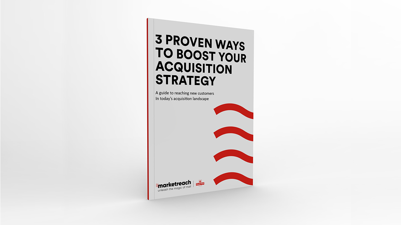 Front cover of 3 Proven ways to boost your acquisition strategy - Marketreach