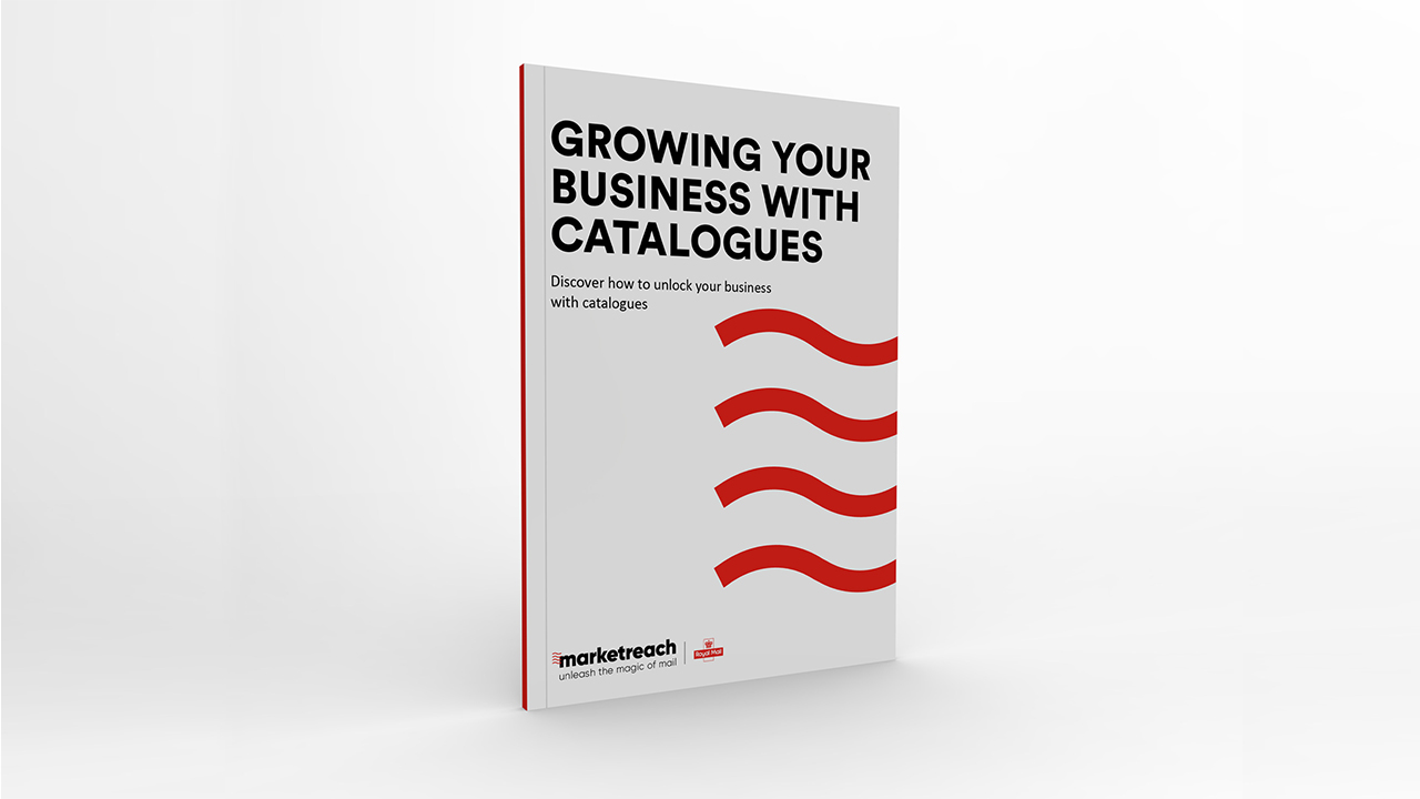 Front cover of the report Growing Your Business with Catalogues - Marketreach