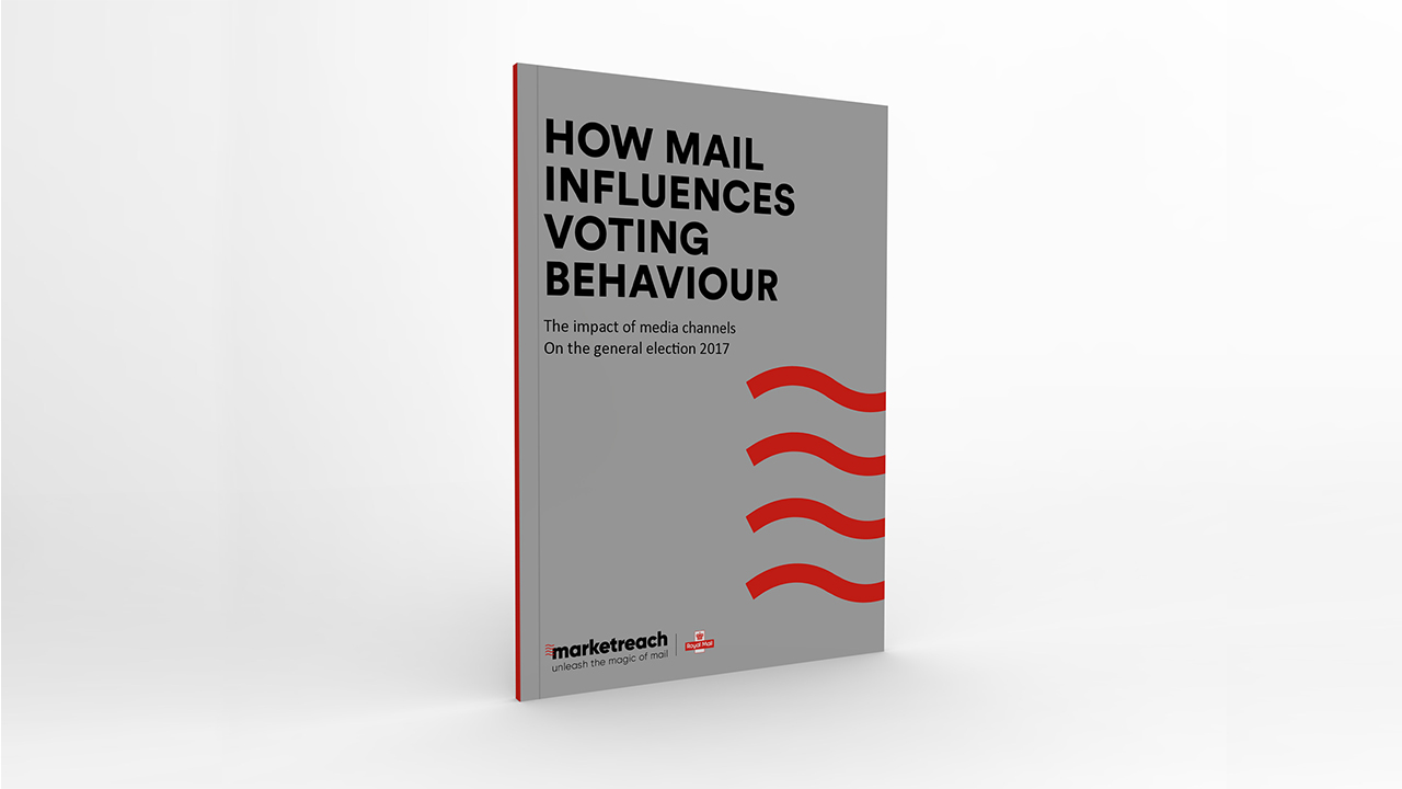 front cover of guide how mail influences voting behaviour - Marketreach