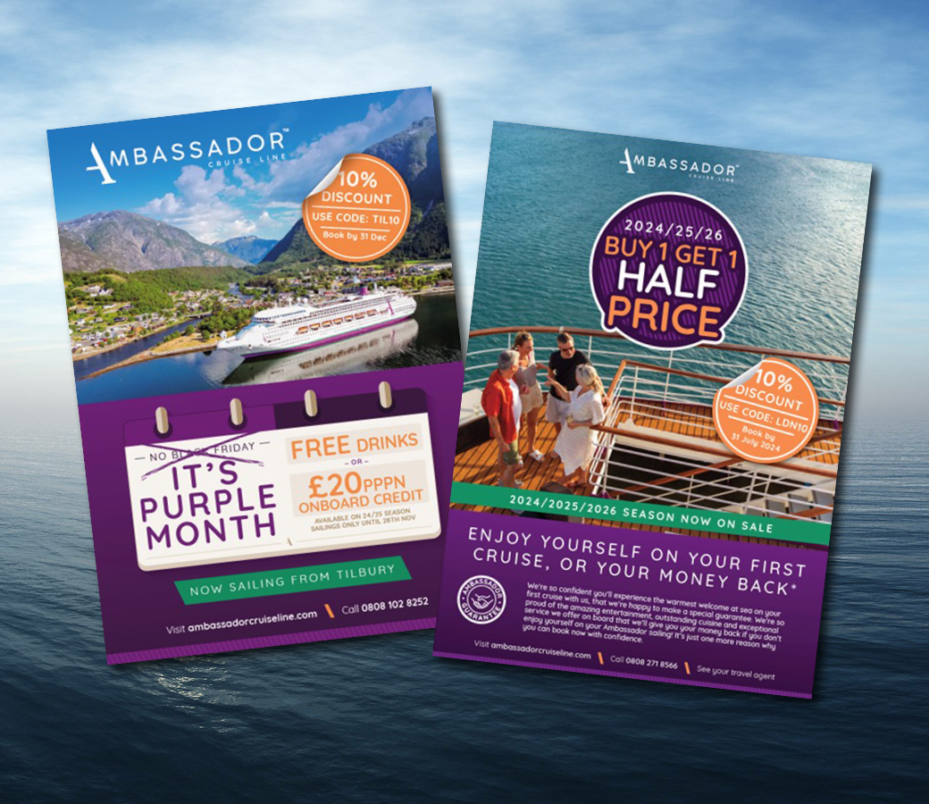 Ambassador cruise line brochure