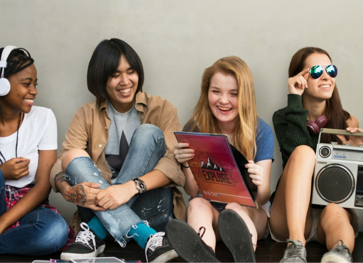group of young people