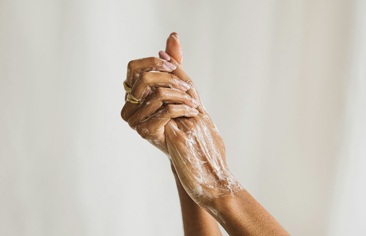 Washing hands