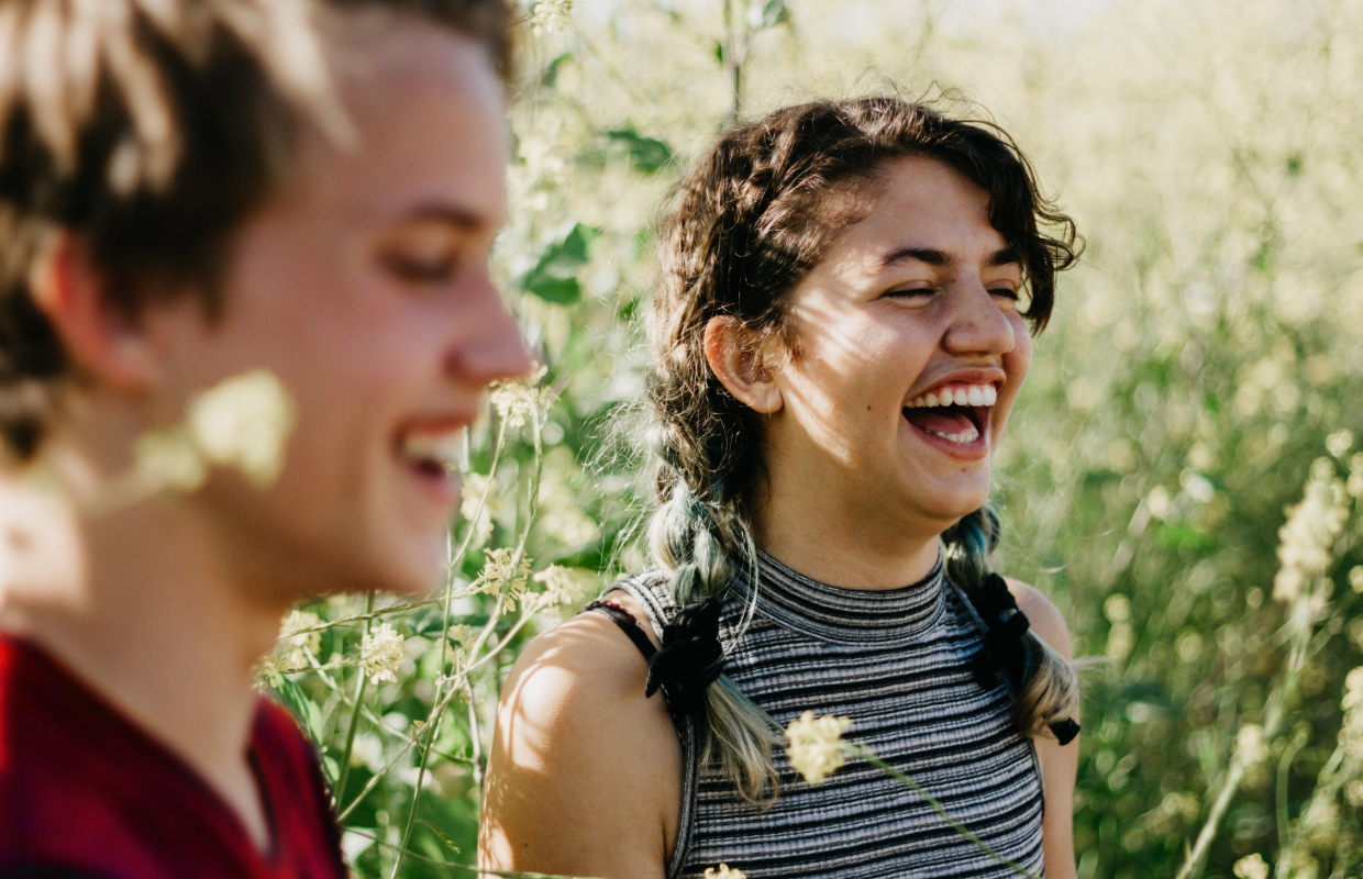 Girl laughing