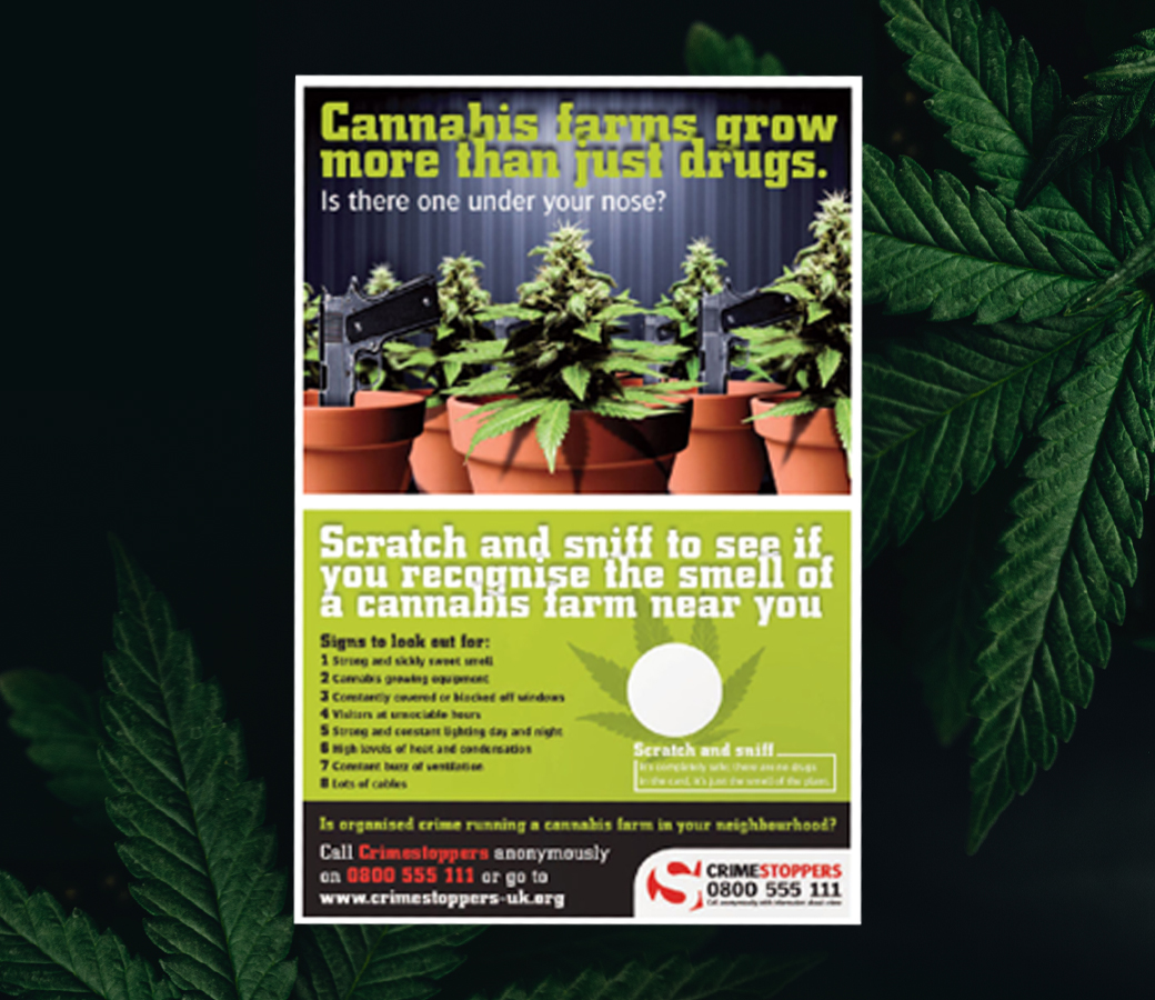 Crimestoppers leaflet