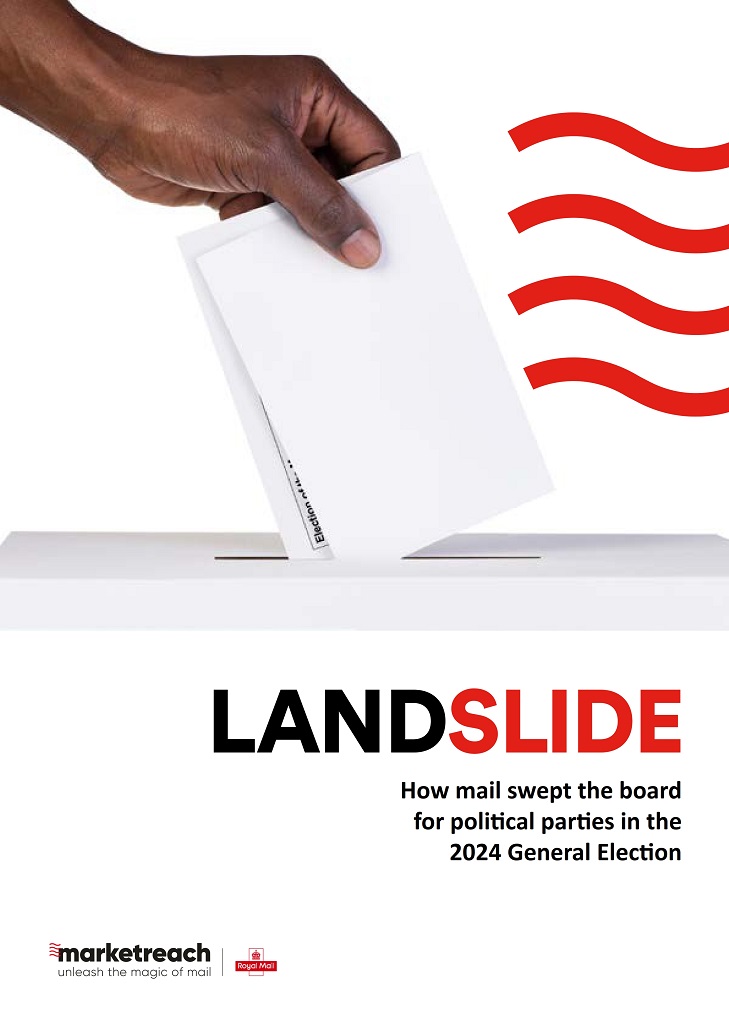 Marketreach Landslide report cover in 3d