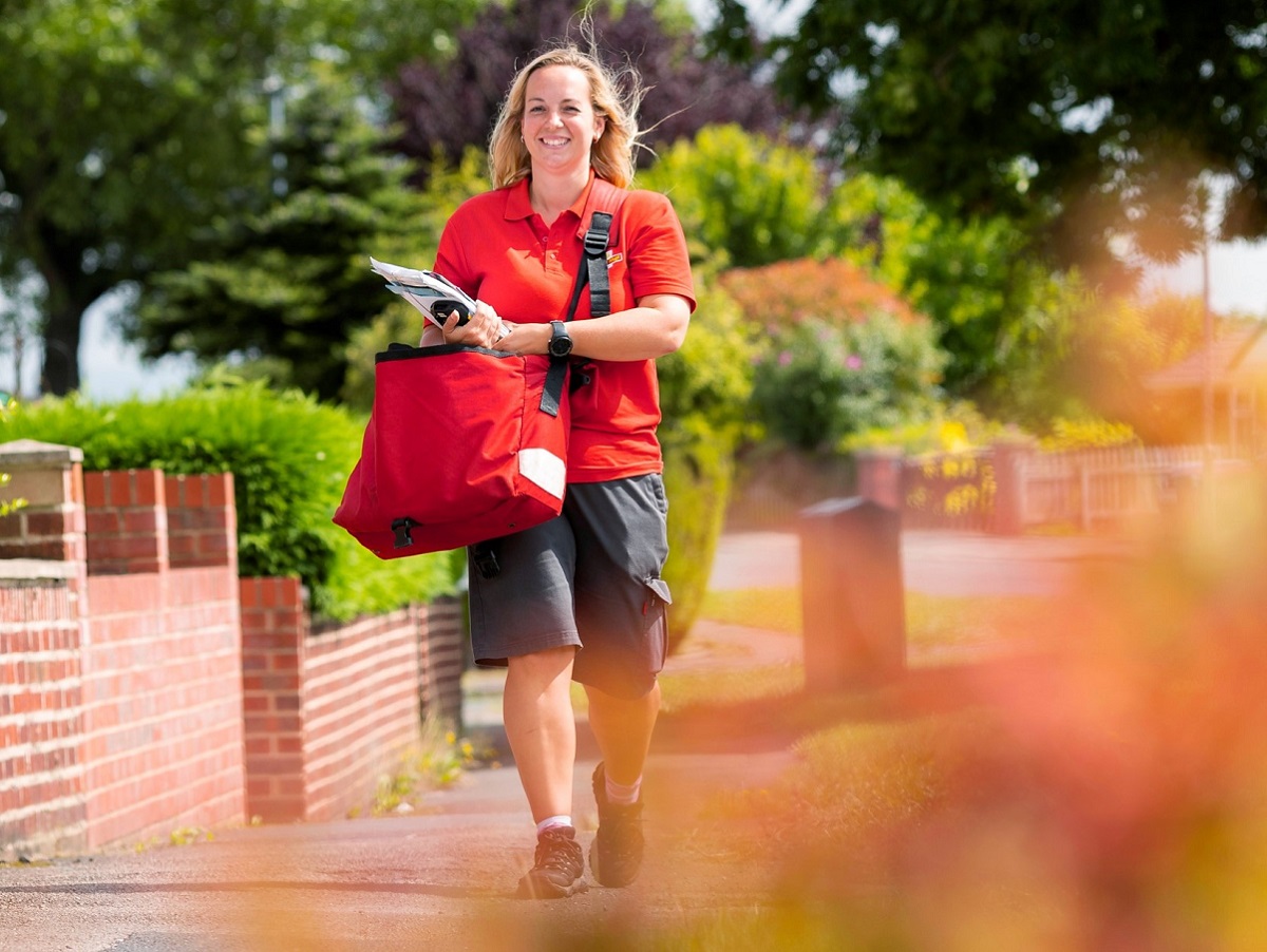 Royal Mail post woman
