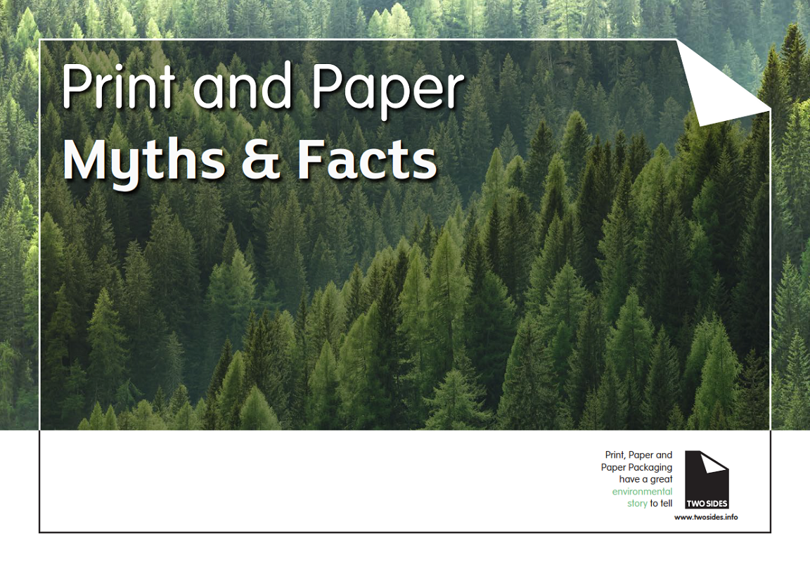 Front Cover of the report Print and Paper, Myths and Facts -Marketreach