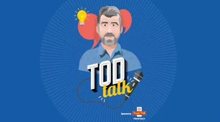 Illustrated image with the text "Tod Talk."