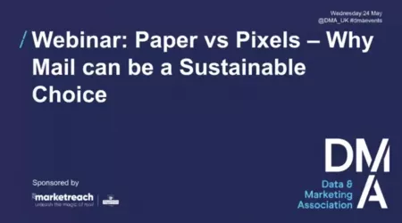 Paper vs Pixels - Why Mail can be a sustainable choice