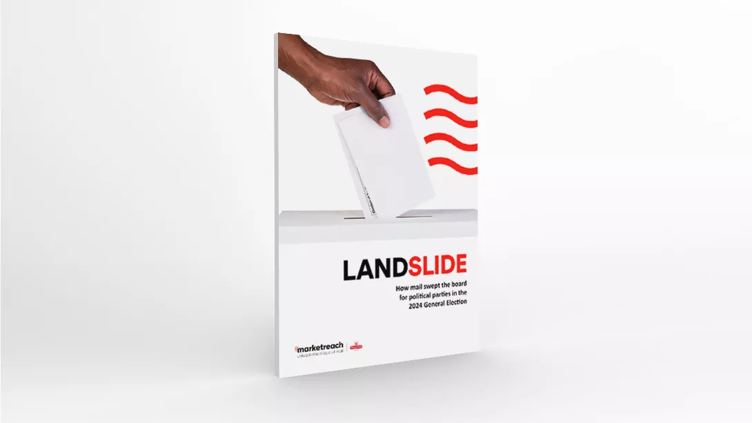 Marketreach Landslide report cover in 3d