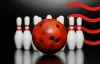 Bowling ball & pins