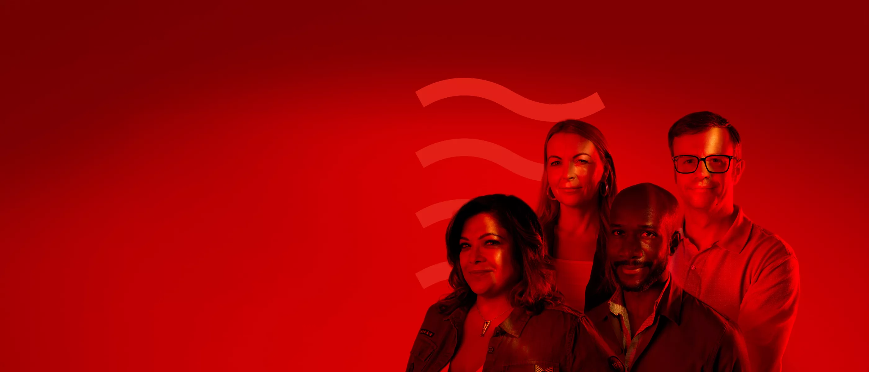 Red banner of mail advocates