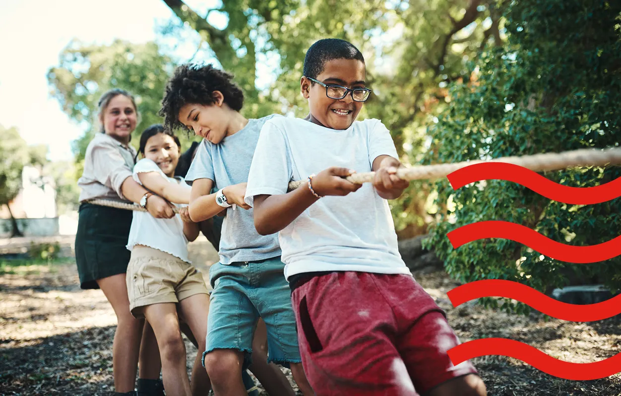 Kids playing