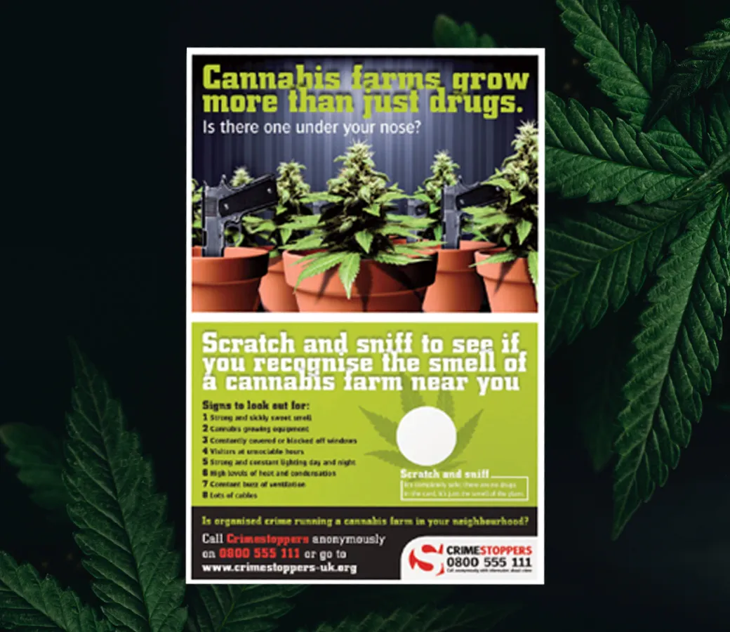 Crimestoppers leaflet