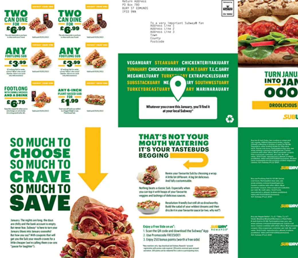subway brochure