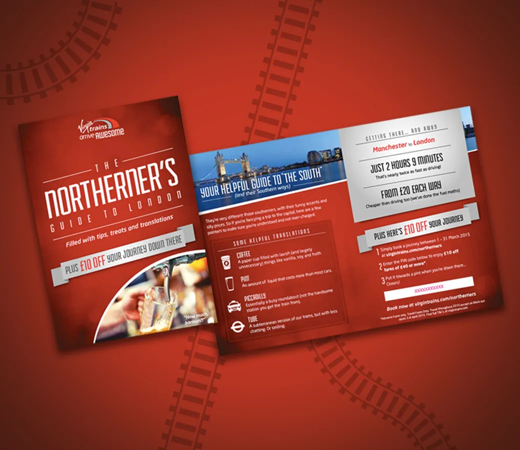 Virgin Trains Leaflet